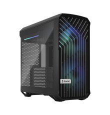 Корпус ПК без блока питания/ Case Fractal Design Torrent Compact RGB TG Light Tint, Midi-Tower, 2x180mm RGB, 2xUSB-A 3.2 + 1xUSB 3.2 Type-C E-ATX, SSI-CEB, ATX, mATX, mITX Black