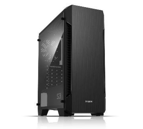 Корпус ZALMAN S3, ATX, BLACK, WINDOW, 2x3.5", 2x2.5", 2xUSB2.0, 1xUSB3.0, REAR 1x120mm (незначительное повреждение коробки)