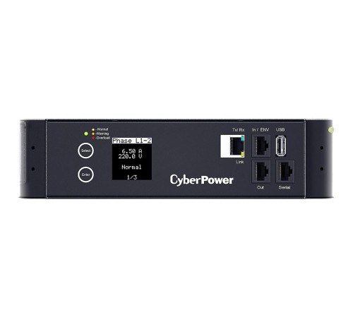 Блок распределения питания/ PDU CyberPower PDU83401 3ph 0U, Switched MBO, IN: 415V/16A, IEC309-16Aplug Блок распределения питания/ PDU CyberPower PDU83401 3ph 0U, Switched MBO, IN: 415V/16A, IEC309-16Aplug
