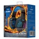 Игровые стереонаушники с микрофоном SVEN AP-U980MV, черный-синий (USB, LED, 7.1)