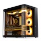 Корпус без блока питания/ Case JONSBO TK-2, Midi-Tower, TG, no fans, 1xUSB-A 3.2 + 1xUSB-C 3.2, ATX, mATX, mITX Black