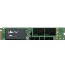 Серверные твердотельные накопители/ Micron SSD 7450 PRO, 960GB, M.2(22x110mm), NVMe, PCIe 4.0 x4, 3D TLC, R/W 5000/1400MB/s, IOPs 520 000/82 000, TBW 1700, DWPD 1 (12 мес.)