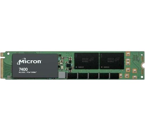 Серверные твердотельные накопители/ Micron SSD 7450 PRO, 960GB, M.2(22x110mm), NVMe, PCIe 4.0 x4, 3D TLC, R/W 5000/1400MB/s, IOPs 520 000/82 000, TBW 1700, DWPD 1 (12 мес.) Серверные твердотельные накопители/ Micron SSD 7450 PRO, 960GB, M.2(22x110mm), NVMe, PCIe 4.0 x4, 3D TLC, R/W 5000/1400MB/s, IOPs 520 000/82 000, TBW 1700, DWPD 1 (12 мес.)