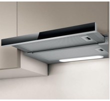 Встраиваемые вытяжки ELICA/ Встраиваемая, 60 см, кнопочное управление, 650 куб. м. , серая+черное стекло