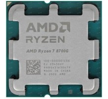 Процессор CPU AMD Ryzen 7 8700G, 8/16, 4.2-5.1GHz, 16MB, AM5, Radeon, 65W, OEM, 1 year