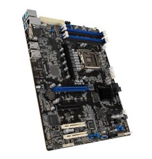 Материнская плата/ P12R-E ATX, LGA 1200, 4x DDR4 DIMM (to 128GB ECC UDIMM), 6x USB 3.0 (4 rear), 8x SATA (4 in MiniSAS HD), 1x PCIE x16/x8, 1x PCIE x8, 2x PCIE x8 (link x4), 2xM.2 22110, LAN 2x 1Gb, Video AST2600, IPMI Option