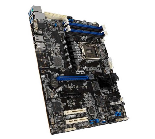 Материнская плата/ P12R-E ATX, LGA 1200, 4x DDR4 DIMM (to 128GB ECC UDIMM), 6x USB 3.0 (4 rear), 8x SATA (4 in MiniSAS HD), 1x PCIE x16/x8, 1x PCIE x8, 2x PCIE x8 (link x4), 2xM.2 22110, LAN 2x 1Gb, Video AST2600, IPMI Option