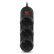 Фильтр SVEN SF-03L 3,0 м (3 розетки) черный