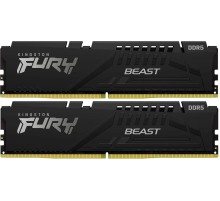 Память оперативная/ Kingston 64GB 5200MT/s DDR5 CL36 DIMM (Kit of 2) FURY Beast Black EXPO
