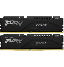 Память оперативная/ Kingston 64GB 5200MT/s DDR5 CL36 DIMM (Kit of 2) FURY Beast Black EXPO