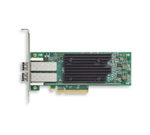 Сетевой адаптер QLE2772-SR-SP   PCIe 4.0, x8, 2-ports, 32GFC, SR-Optic, трансиверы установлены, LP+FH brackets, OEM