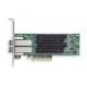 Сетевой адаптер QLE2772-SR-SP   PCIe 4.0, x8, 2-ports, 32GFC, SR-Optic, трансиверы установлены, LP+FH brackets, OEM