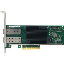 Сетевая карта/ Intel® Ethernet Converged Network Adapter X710-DA2, Dual SFP+ Ports, 10 GBit/s, PCI-E x8 (v3), VMDq, PCI-SIG* SR-IOV Capable, iSCSI, NFS