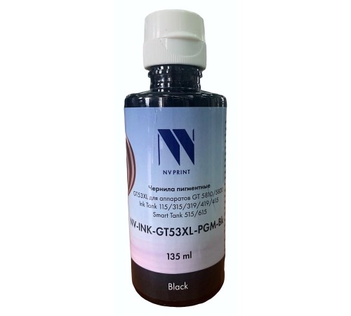 -/ Чернила NVP пигментные GT53XL для аппаратов HP (135ml) Black -/ Чернила NVP пигментные GT53XL для аппаратов HP (135ml) Black