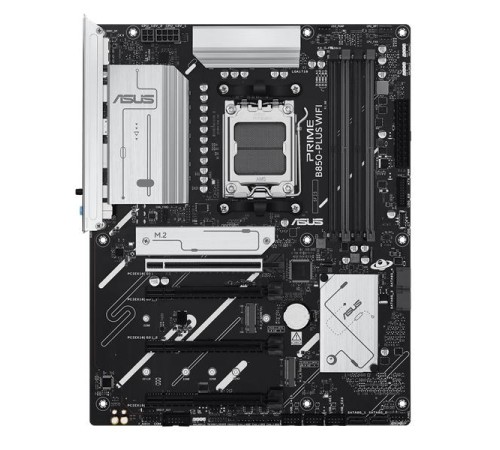 Материнская плата ASUS PRIME B850-PLUS WIFI, AM5, B850, 4*DDR5, 4*SATA, 3*M.2, 5*USB 3.2, 2*USB 2.0, Type-C, 5*PCIx16, DP+HDMI, ATX; 90MB1L80-M0EAY0