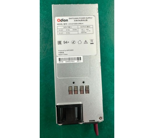 Блок питания серверный/ Server power supply Qdion Model U1A-D10550-DRB-H P/N:99MAD10550I1170122 CRPS 1U Module 550W Efficiency 80 Plus Platinum, Gold Finger (option), Cable connector: C14 Блок питания серверный/ Server power supply Qdion Model U1A-D10550-DRB-H P/N:99MAD10550I1170122 CRPS 1U Module 550W Efficiency 80 Plus Platinum, Gold Finger (option), Cable connector: C14