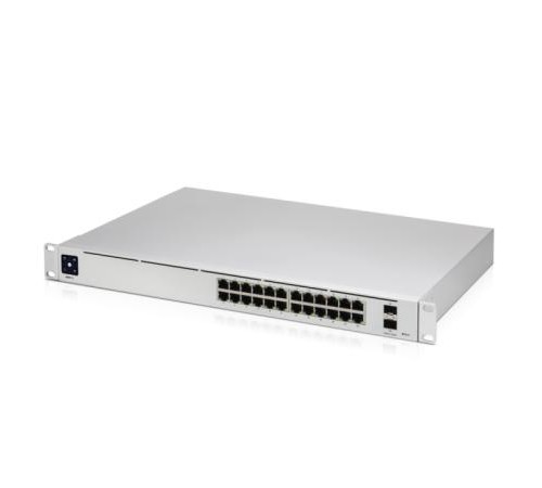 Коммутатор/ 24-port, Layer 3 switch supporting 10G SFP+ connections with fanless cooling