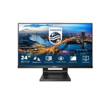 Монитор LCD 23.8'' 16:9 1920х1080(FHD) IPS, TOUCH, 75 Hz, 250 cd/m2, 1000:1, 50М:1, 4ms, VGA, HDMI, DP, USB-Hub, Height adj, Tilt, Speakers, Black