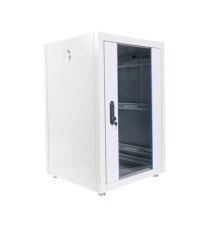 Шкаф ЦМО Шкаф телекоммуникационный напольный ЭКОНОМ 18U (600х800) дверь стекло, дверь металл