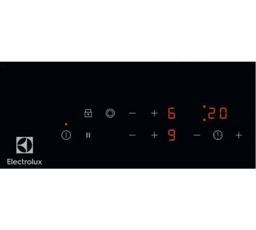 Домино ELECTROLUX/ Электрическая стеклокерамическая варочная поверхность, цвет: Черный, таймер для каждой зоны нагрева, без рамки