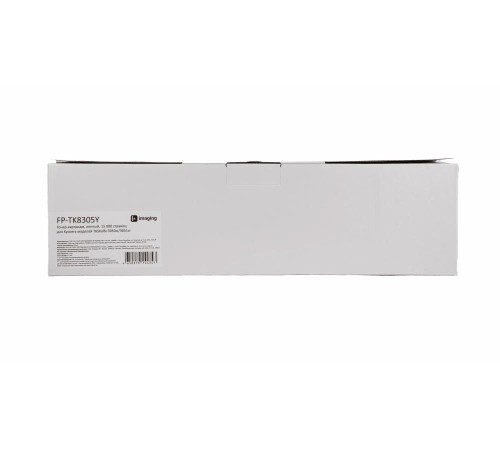 Тонер-картридж F+ imaging, желтый, 15 000 страниц, для Kyocera моделей TASKalfa 3050ci/3051ci (аналог TK-8305Y /1T02LKANL0), FP-TK8305Y
