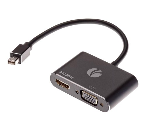 Кабель-переходник/ Кабель-переходник miniDisplayPort(M) ---> HDMI(F)+VGA(F)4K@30Hz VCOM Allum shell<CG646M-0.15> Кабель-переходник/ Кабель-переходник miniDisplayPort(M) ---> HDMI(F)+VGA(F)4K@30Hz VCOM Allum shell<CG646M-0.15>