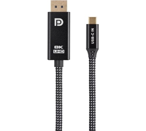 Кабель-адаптер/ Кабель-адаптер USB Type-Cm --> DP(m) 4K@120Hz 8K@60Hz, 1.8m Telecom <TCC020M-1.8M> Кабель-адаптер/ Кабель-адаптер USB Type-Cm --> DP(m) 4K@120Hz 8K@60Hz, 1.8m Telecom <TCC020M-1.8M>