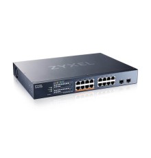 коммутатор Мультигигабитный Smart L3 Lite коммутатор Zyxel NebulaFlex XMG1915-18EP, rack 19", 16xRJ-45: 1/2.5G (8 из них PoE++), 2xSFP+, бюджет PoE 180 Вт