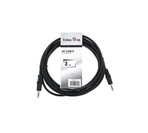Кабель/ Кабель соединительный 3.5 Jack (M) - 3.5 Jack (M), стерео, аудио, 3м Telecom <TAV7175-3M>