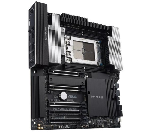 Материнская плата ASUS PRO WS TRX50-SAGE WIFI, AMD TRX50, 4*DDR5, 4*SATA, 3*M.2, 6*USB 3.2, 2*USB 2.0,Type-C, 5*PCIx16, CEB; 90MB1FZ0-M0EAY0