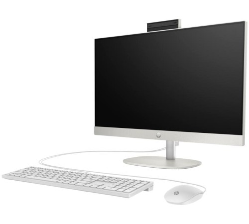 Моноблок/ HP All-in-One 24-cr0252nh 23.8"(1920x1080 IPS)/Intel Core i5 1335U(1.4Ghz)/16384Mb/512PCISSDGb/noDVD/Int:Intel Iris X/Cam/WiFi/war 1y/Starry White/DOS + Eng kbd, mouse Моноблок/ HP All-in-One 24-cr0252nh 23.8"(1920x1080 IPS)/Intel Core i5 1335U(1.4Ghz)/16384Mb/512PCISSDGb/noDVD/Int:Intel Iris X/Cam/WiFi/war 1y/Starry White/DOS + Eng kbd, mouse