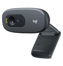 Веб-камера Logitech C270 (HD 720p/30fps, фокус постоянный, угол обзора 60°, кабель 1.5м) (арт. 960-000999, M/N: V-U0018)