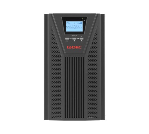 Онлайн ИБП ДКС серии Small Tower, 2000 ВА/1800 Вт, 1/1, 4xSchuko, EPO, USB, RS-232, RJ45, з/у 1А, 6x7Ач Онлайн ИБП ДКС серии Small Tower, 2000 ВА/1800 Вт, 1/1, 4xSchuko, EPO, USB, RS-232, RJ45, з/у 1А, 6x7Ач
