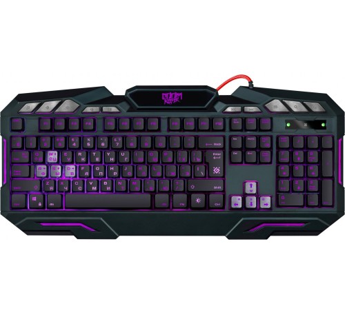 Defender Проводная игровая клавиатура Doom Keeper GK-100DL RU,3-х цветная,19 Anti-Ghost