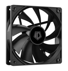 Вентилятор для корпуса ID-COOLING XF-120-K 120x120x25мм (60шт./кор, PWM, Low Noise, резиновые углы, 700-1800об/мин, черный)  BOX