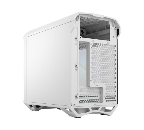 Корпус ПК без блока питания/ Case Fractal Design Torrent Nano RGB TG Clear Tint, Mini-Tower, 1x180mm RGB, 2xUSB-A 3.2 + 1xUSB 3.2 Type-C mITX, mDTX White
