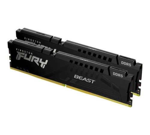 Оперативная память Kingston 32GB 6000MT/s DDR5 CL30 DIMM kit (2x16GB) FURY Beast XMP