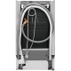Встраиваемые посудомоечные машины ELECTROLUX/ Встраиваемая узкая посудомоечная машина, без фасада, сенсорное управление Quick Select 1, трехцифровой дисплей, 10 комплектов, 5 программ + 3 комбинации (все программы, кроме Предварительное полоскание, АВТО и