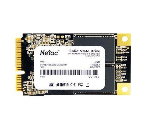 SSD накопитель Netac SSD N5M 2TB mSATA SATAIII 3D NAND, R/W up to 545/500MB/s, TBW 1120TB, 3y wty SSD накопитель Netac SSD N5M 2TB mSATA SATAIII 3D NAND, R/W up to 545/500MB/s, TBW 1120TB, 3y wty