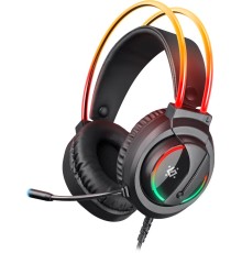 Defender Игровая гарнитура Flame черный, RGB, провод 2 м