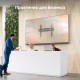 ONKRON Настенный кронштейн для интерактивных панелей и ТВ 60"-110" фиксированный, чёрный UF12