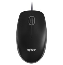 Мышь/ Logitech Optical Mouse B100  Black USB   OEM