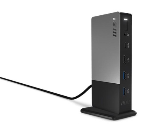 док-станция MSI USB-C Docking Station Gen 2 / 1xType-C(USB3.2Gen2/DP)/1xType-C USB3.2Gen2/2xType-A USB3.2Gen2/1xType-A USB2.0/1xHDMI2.1/1xDP/1xRJ45/1xComboJack/150W adapter