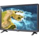 Телевизор ЖК 24" LG/ 24", HD, webOS Smart TV, Wi-Fi, DVB-T2/C/S2,  2.0ch 2х5W, 2хHDMI, 1хUSB, темно серый