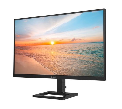 Мониор 27" Philips 27E1N1800AE 3840x2160, WLED, 16:9, IPS, 350cd,1000:1, MID, 4ms, 178/178, 2xHDMI 2.0, DP, 2xUSB 3.3, USB- C (65W), 60 Hz, Speak, Tilt, HAS, Внутр, VESA, Black, 3y