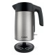 Чайник BOSCH/ Цвет: стальной, черный, 2400 Ватт, скрытый нагр.элемент, 1.7 л