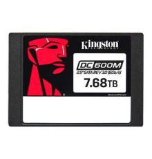 Твердотельный накопитель Kingston Enterprise SSD 7,68TB DC600M 2.5" SATA 3 R560/W530MB/s 3D TLC MTBF 2M 94 000/34 000 IOPS 14016TBW (Mixed-Use) 3 years