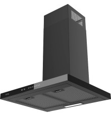 Вытяжка KORTING/ Вытяжка KORTING, купольная, 60 см, 950 м3/ч, слайдерное управление, таймер, LED освещение, функция Clean Air, угольный фильтр KIT 0281 (опция), уровень шума 54 дБ, цвет черное стекло