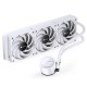 Система жидкостного охлаждения/ Water Cooling System JONSBO TG-360 White (300W, 360mm, White, ARGB/ Fans: 3x120mm, 66.19CFM, 35.4dBA, 1800RPM/ Pump height 72mm, 30dBA, 2400RPM, Rad thickness 27mm/ S: 1700, 1200, 115X, AM5, AM4)