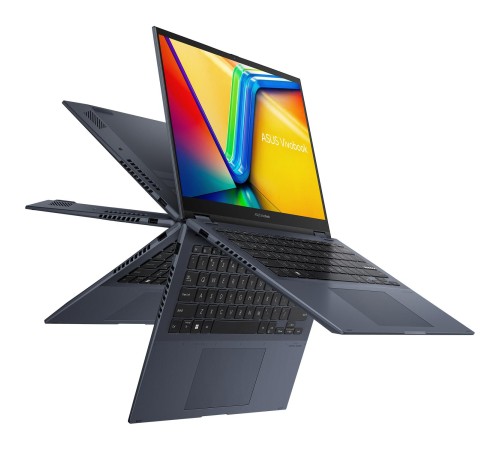Ноутбук/ ASUS TP3402VA-LZ350W flip 14"(1920x1200 (матовый) IPS)/Touch/Intel Core i5 1335U(1.3Ghz)/16384Mb/512PCISSDGb/noDVD/Int:Intel UHD Graphics/Cam/BT/WiFi/50WHr/war 1y/1.5kg/Quiet Blue/Win11Home + NumberPad; стилус Ноутбук/ ASUS TP3402VA-LZ350W flip 14"(1920x1200 (матовый) IPS)/Touch/Intel Core i5 1335U(1.3Ghz)/16384Mb/512PCISSDGb/noDVD/Int:Intel UHD Graphics/Cam/BT/WiFi/50WHr/war 1y/1.5kg/Quiet Blue/Win11Home + NumberPad; стилус